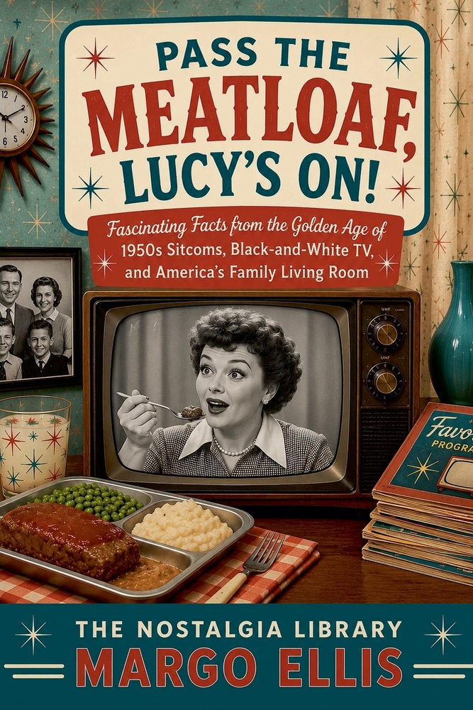 Pass the Meatloaf, Lucy's On! Fascinating Facts from the Golden Age of 1950s Sitcoms, Black-and-White TV, and America's Family Living Room cover