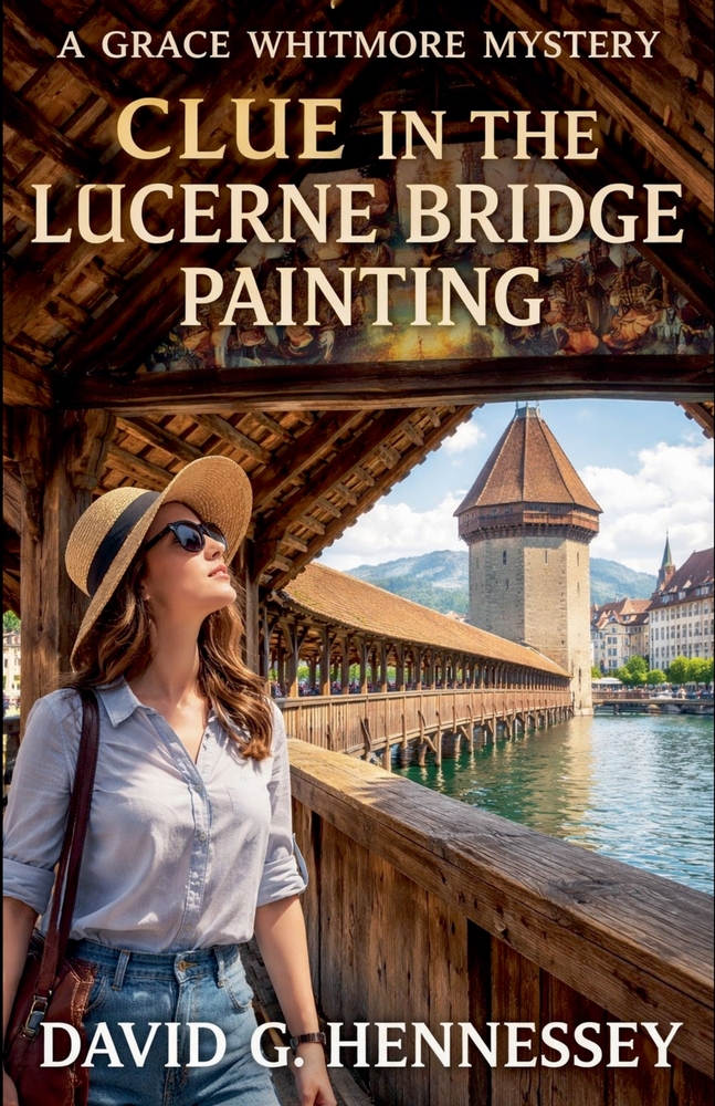Clue in the Lucerne Bridge Painting cover
