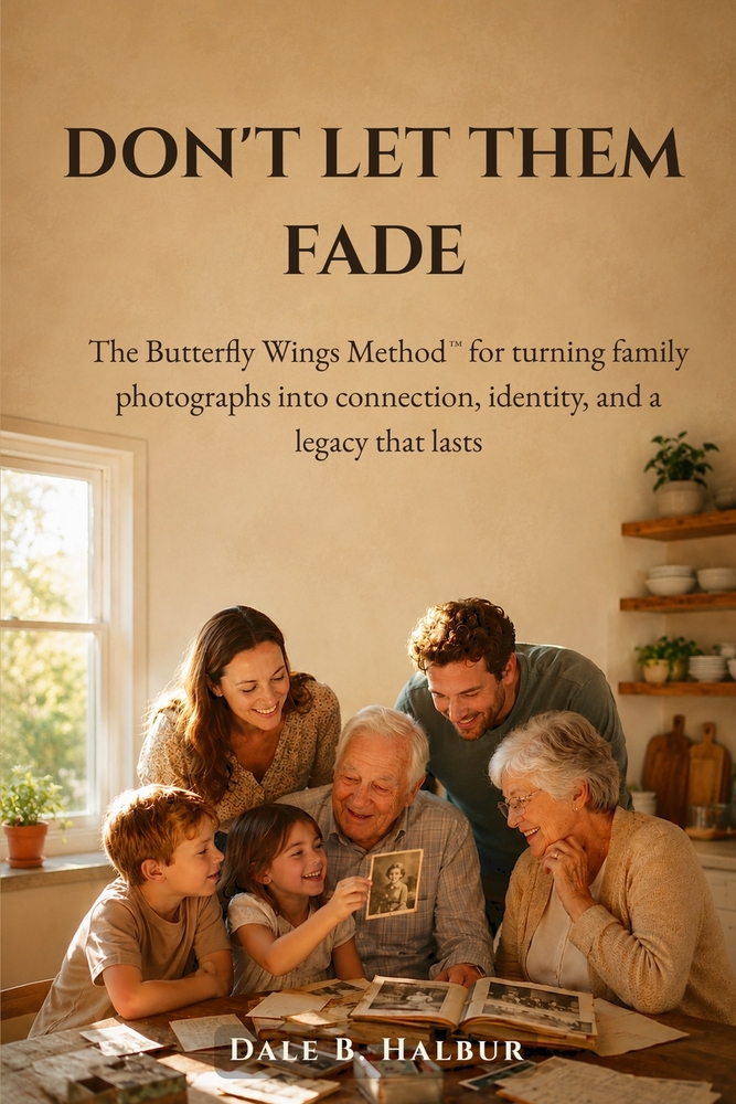 Don't Let Them Fade: The Butterfly Wings Method for turning family photographs into connection, identity, and a legacy that lasts cover