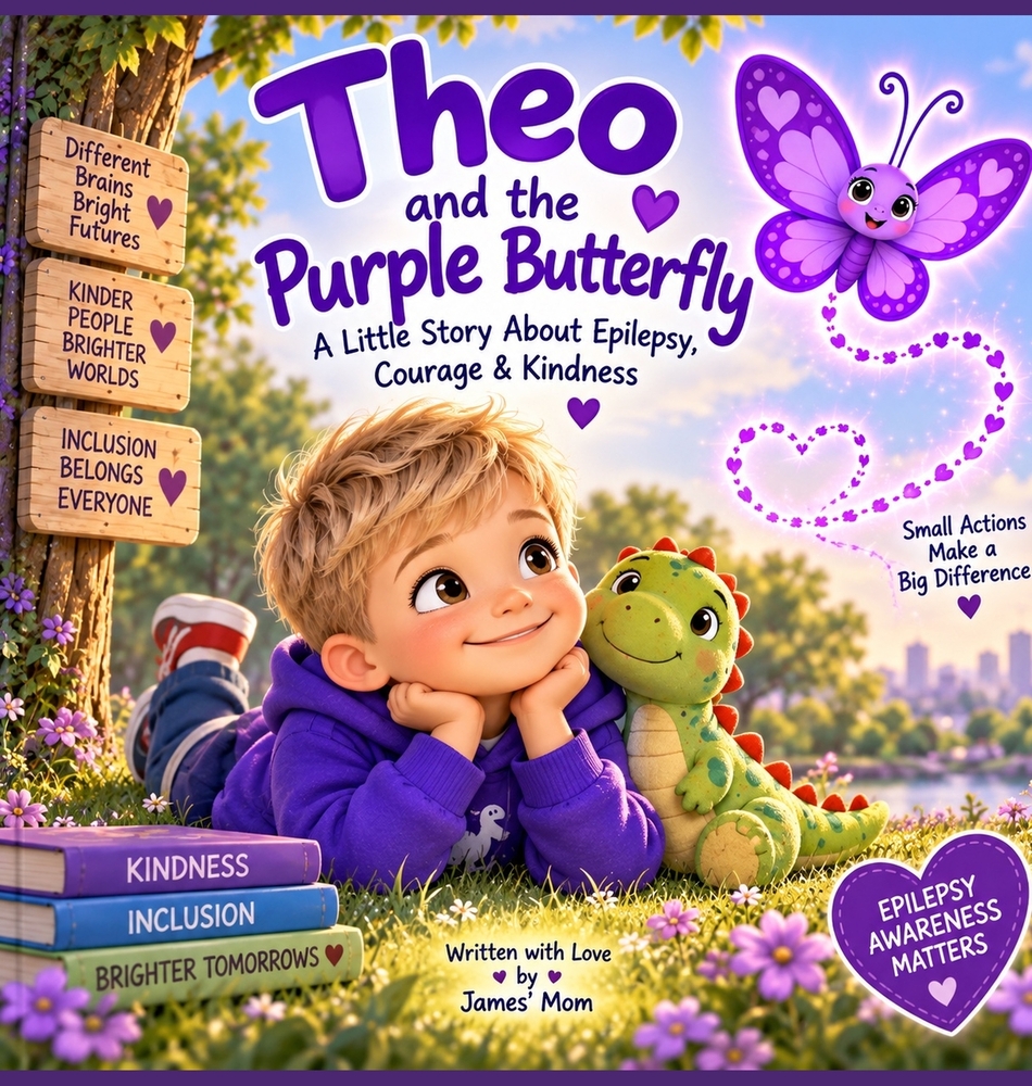 Theo and the Purple Butterfly: A Little Story About Epilepsy, Courage & Kindness cover