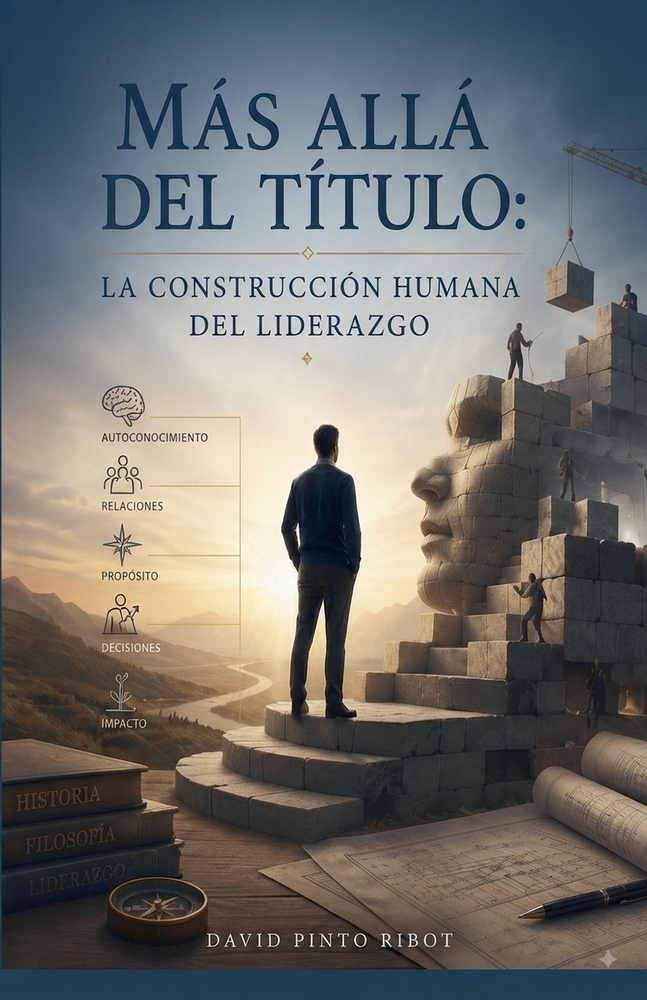 Más Allá del Título La Construcción Humana del Liderazgo cover