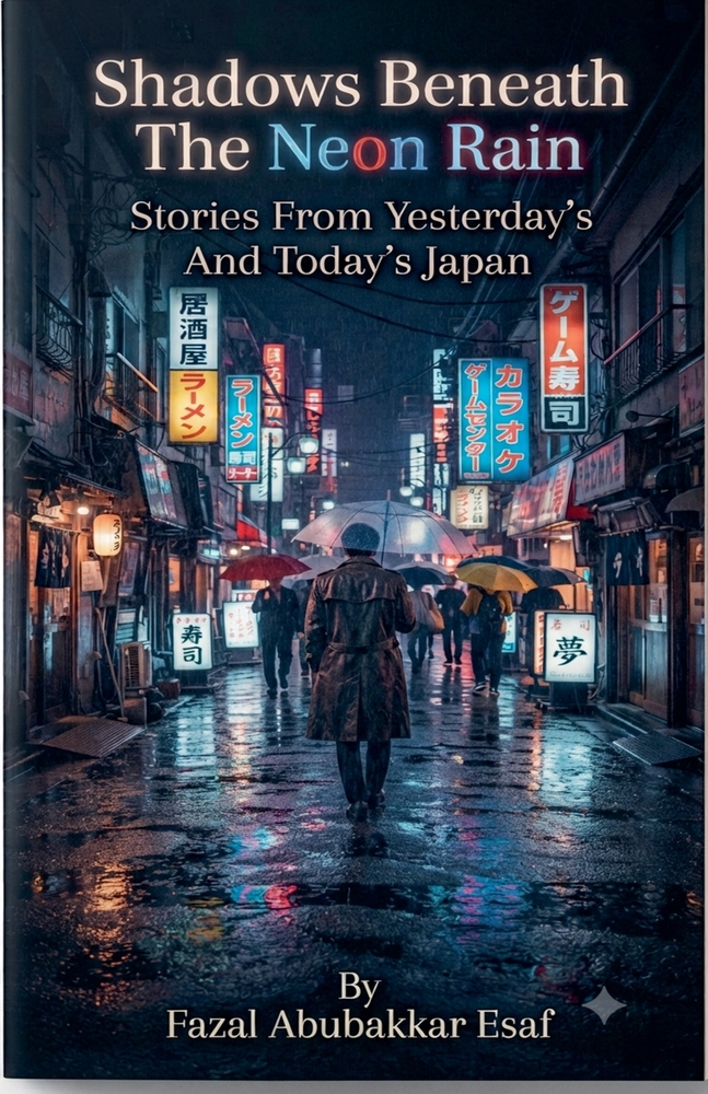 Shadows beneath the Neon Rain cover