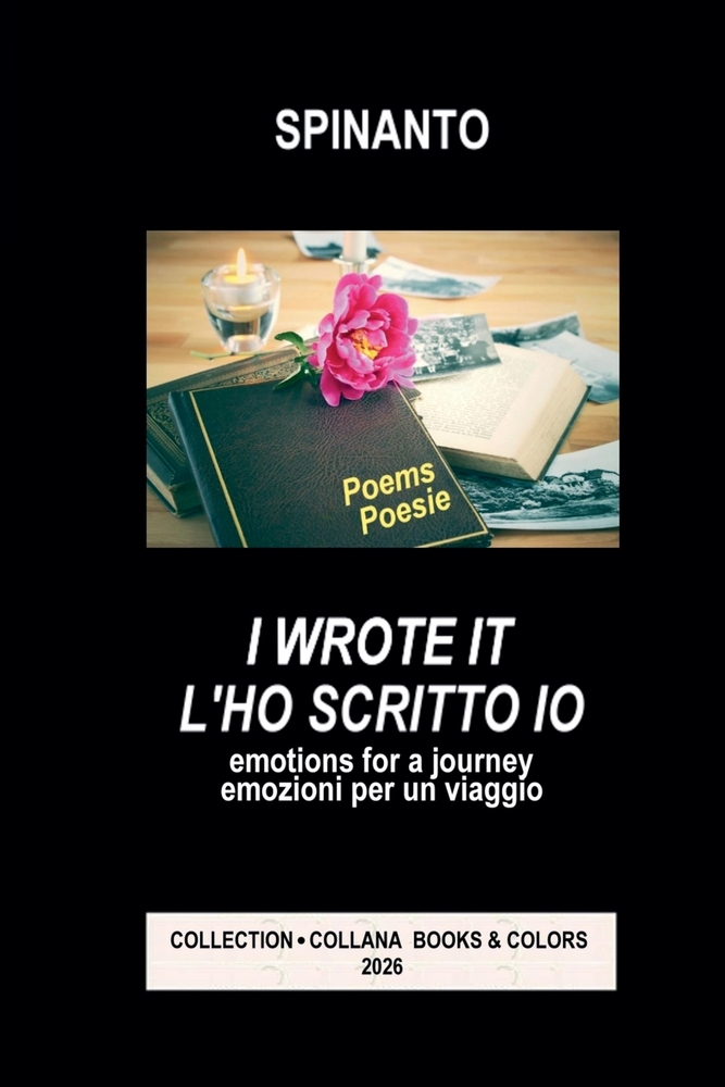 I WROTE IT - L'HO SCRITTO IO emotions for a journey - emozioni per un viaggio cover