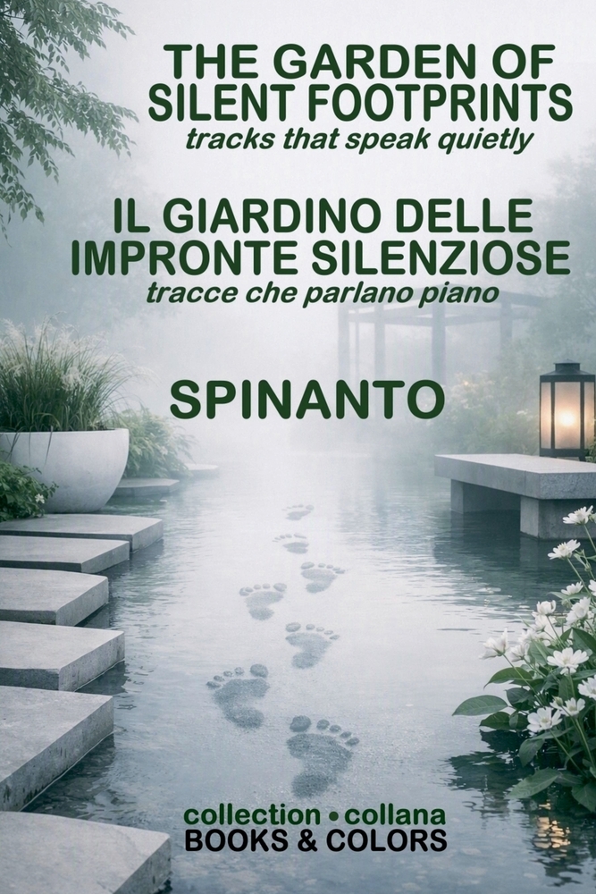 THE GARDEN OF SILENT FOOTPRINTS - IL GIARDINO DELLE IMPRONTE SILENZIOSE tracks that speak quietly - tracce che parlano piano cover