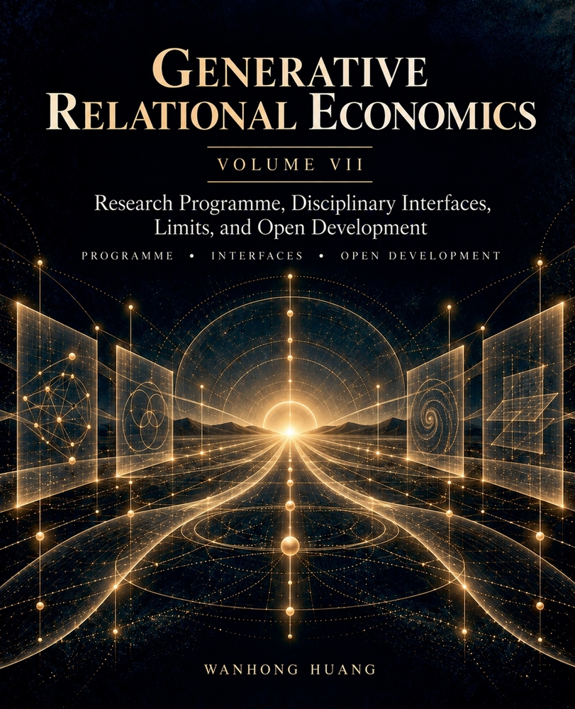 Generative Relational Economics, Volume VII: Research Programme, Disciplinary Interfaces, Limits, and Open Development cover