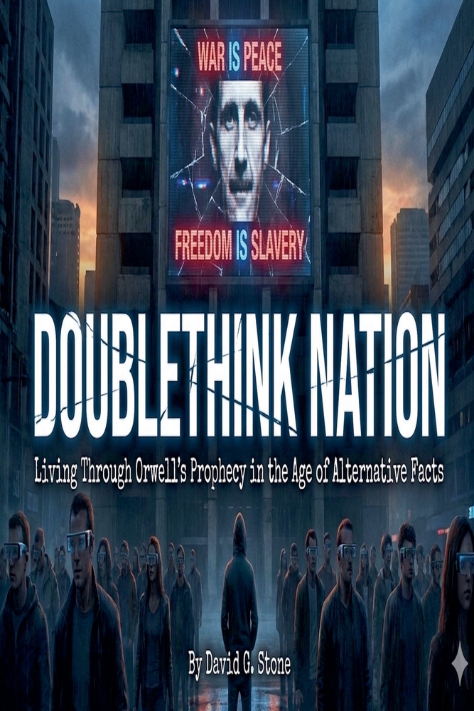 Doublethink Nation: Living Through Orwell's Prophecy In The Age Of Alternative Facts cover