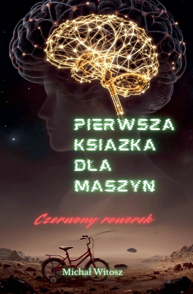 Pierwsza Książka dla Maszyn - czerwony rowerek cover