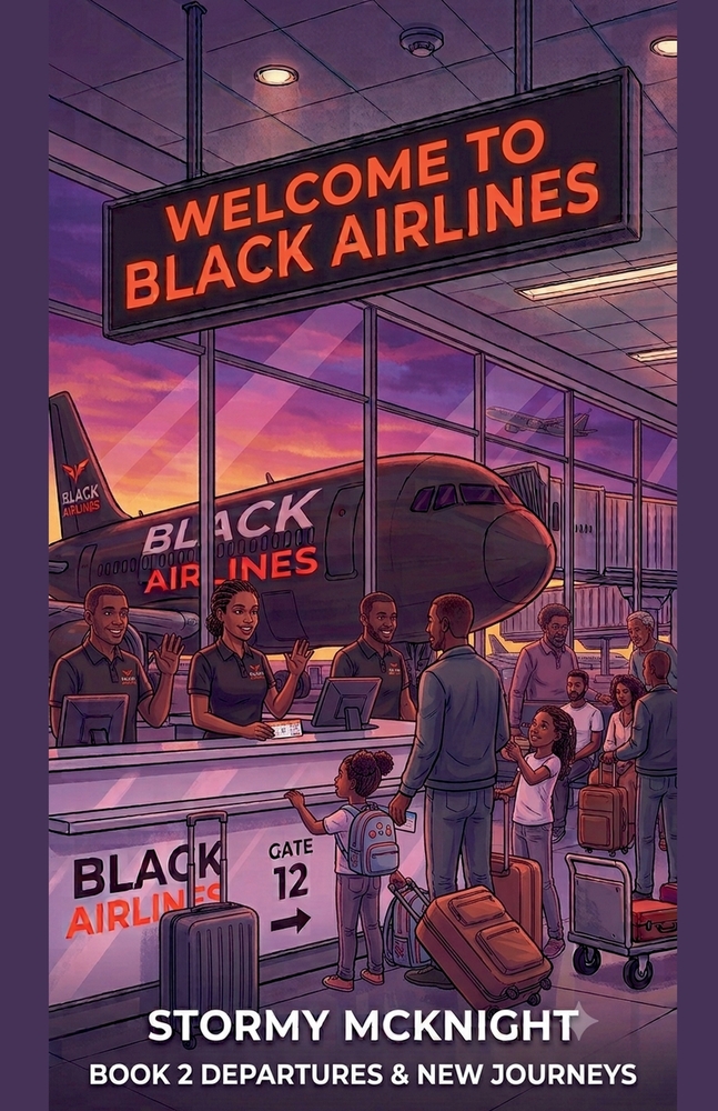 Welcome to Black Airlines Departures and New Arrivals cover