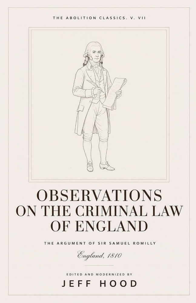 Observations on the Criminal Law of England cover