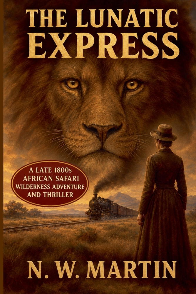 The Lunatic Express: A Late 1800s African Safari Wilderness Adventure and Thriller cover