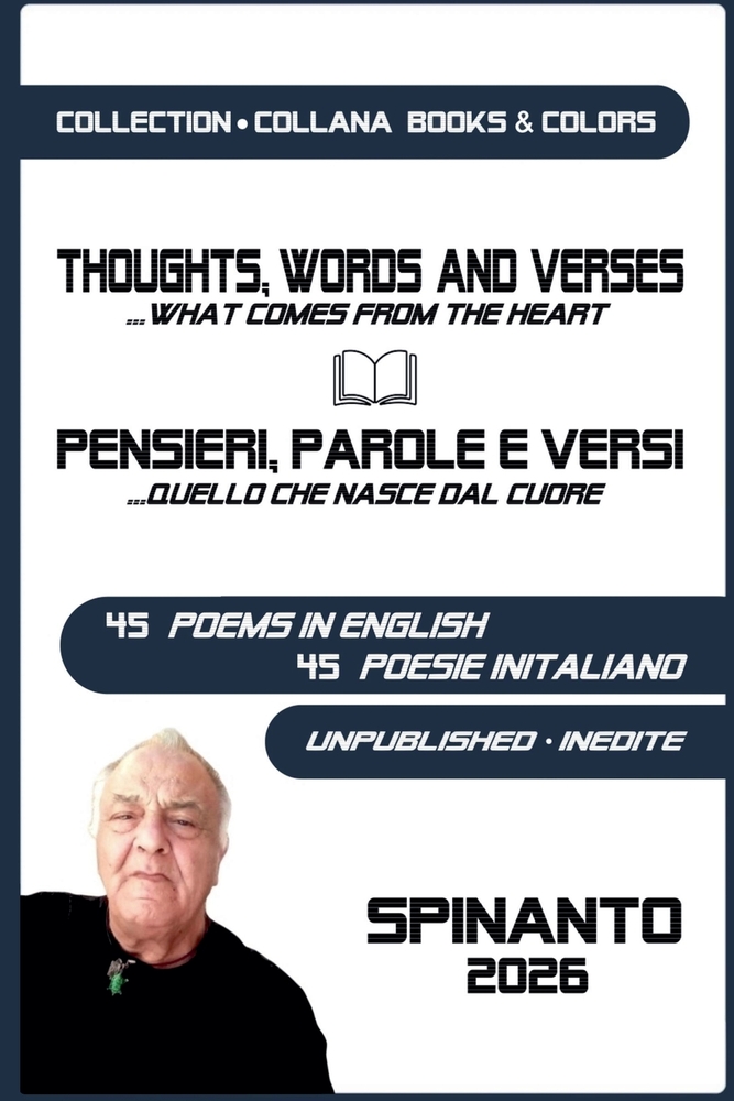THOUGHTS, WORDS AND VERSES - PENSIERI, PAROLE E VERSI what comes from the heart - quello che nasce dal cuore cover