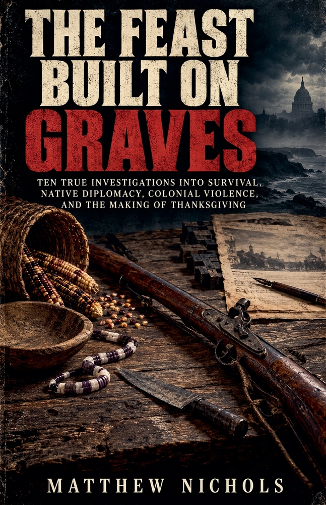 THE FEAST BUILT ON GRAVES, Ten True Investigations into Survival, Native Diplomacy, Colonial Violence, and the Making of Thanksgiving cover