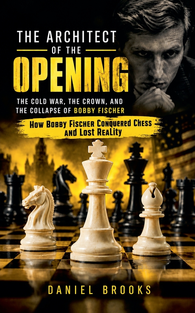 The Architect of the Opening: The Cold War, the Crown, and the Collapse of Bobby Fischer (How Bobby Fischer Conquered Chess and Lost Reality) cover