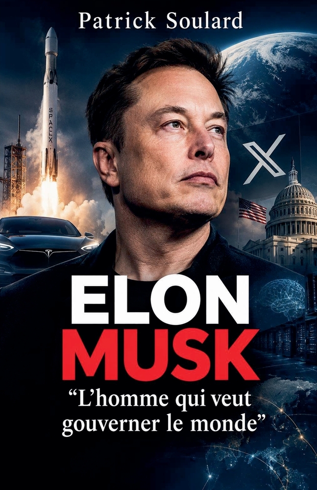 Elon Musk "L'homme qui veut gouverner le monde" cover