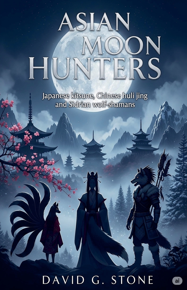 Asian Moon Hunters: Japanese kitsune, Chinese huli jing, and Siberian wolf-shamans cover