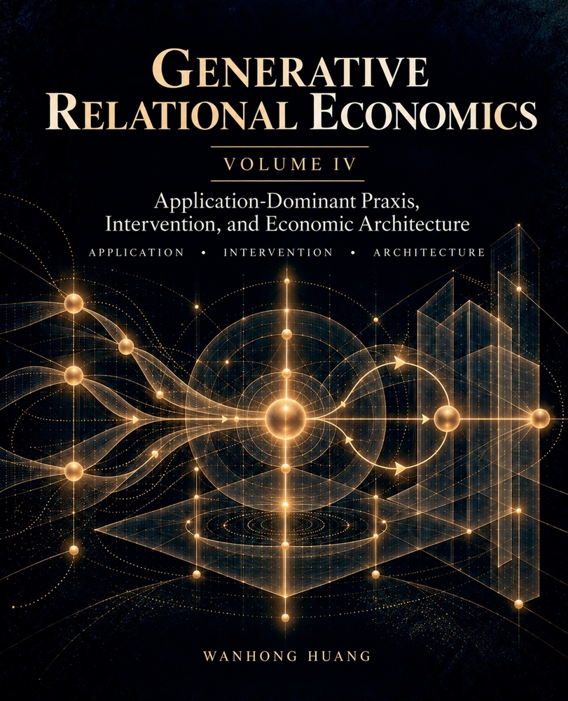 Generative Relational Economics, Volume IV: Application-Dominant Praxis, Intervention, and Economic Architecture cover