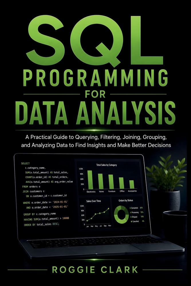 SQL Programming for Data Analysis: A Practical Guide to Querying, Filtering, Joining, Grouping, and Analyzing Data to Find Insights and Make Better De cover