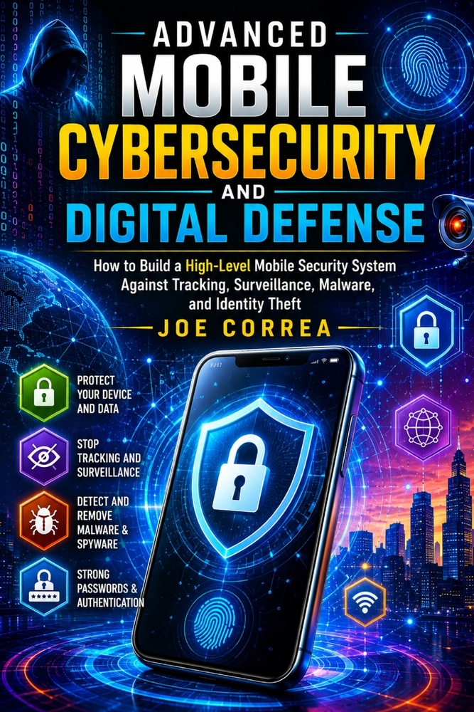 Advanced Mobile Cybersecurity and Digital Defense: How to Build a High-Level Mobile Security System Against Tracking, Surveillance, Malware, and Ident cover