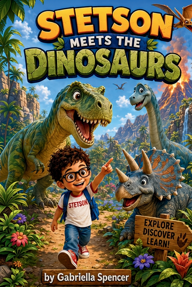 Stetson Meets the Dinosaurs cover