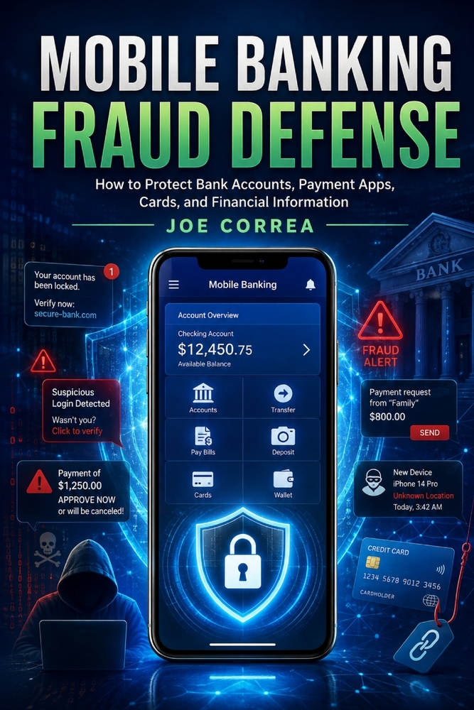 Mobile Banking Fraud Defense: How to Protect Bank Accounts, Payment Apps, Cards, and Financial Information cover