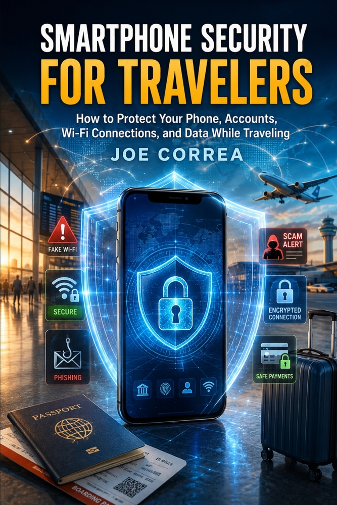 Smartphone Security for Travelers: How to Protect Your Phone, Accounts, Wi-Fi Connections, and Data While Traveling cover