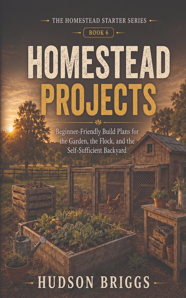 Homestead Projects: Beginner-Friendly Build Plans for the Garden, the Flock, and the Self-Sufficient Backyard cover