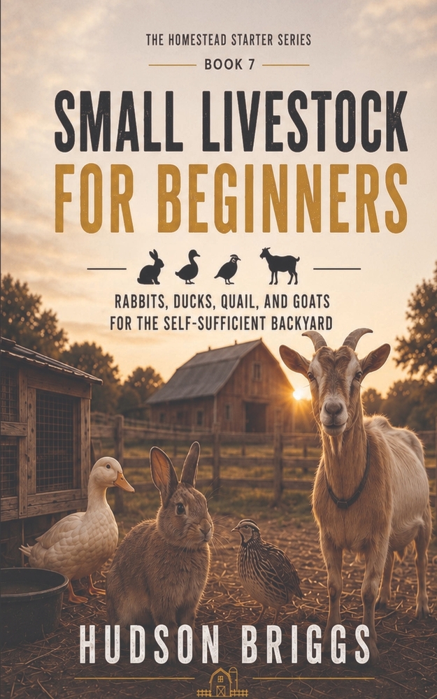 Small Livestock for Beginners: Rabbits, Ducks, Quail, and Goats for the Self-Sufficient Backyard cover