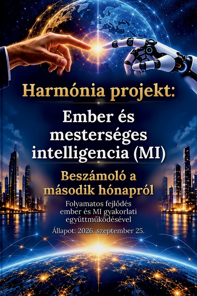 Harmónia projekt: Ember és mesterséges intelligencia (MI) cover