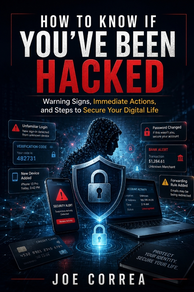 How to Know If You've Been Hacked: Warning Signs, Immediate Actions, and Steps to SecureYour Digital Life cover