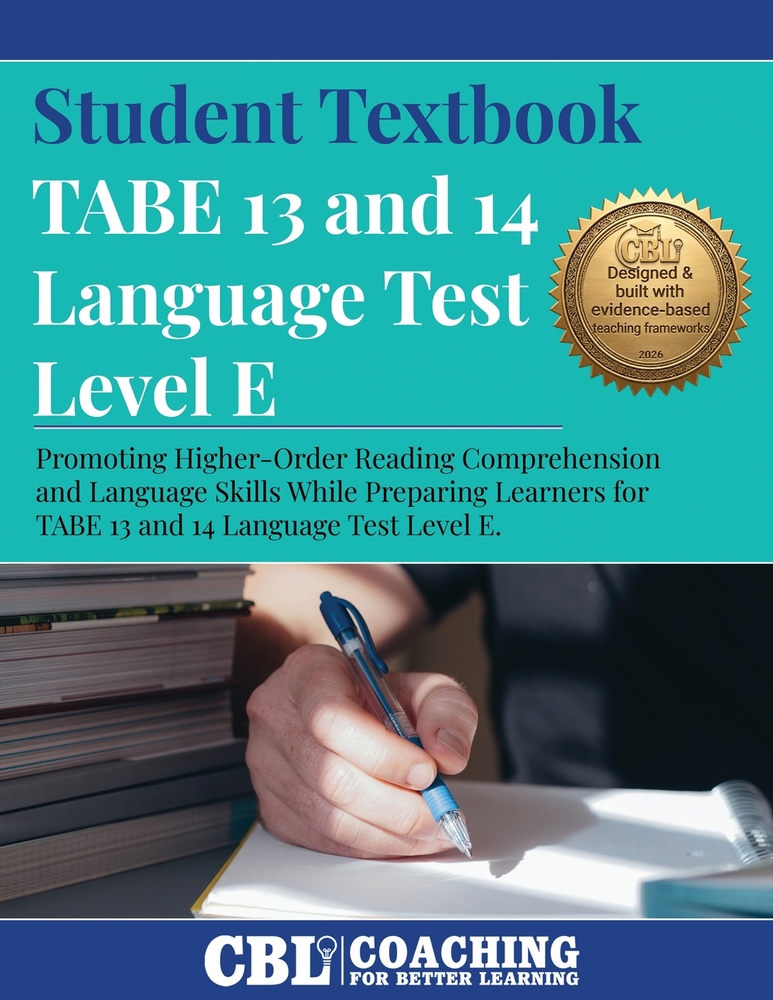 Student Textbook: TABE 13 and 14 Language Test Level A cover