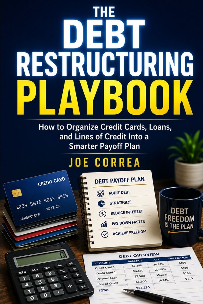 The Debt Restructuring Playbook: How to Organize Credit Cards, Loans, and Lines of Credit Into a Smarter Payoff Plan cover