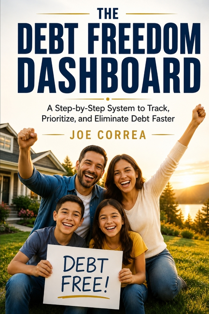 The Debt Freedom Dashboard: A Practical System for Tracking Balances, Interest, Payments, and Progress cover