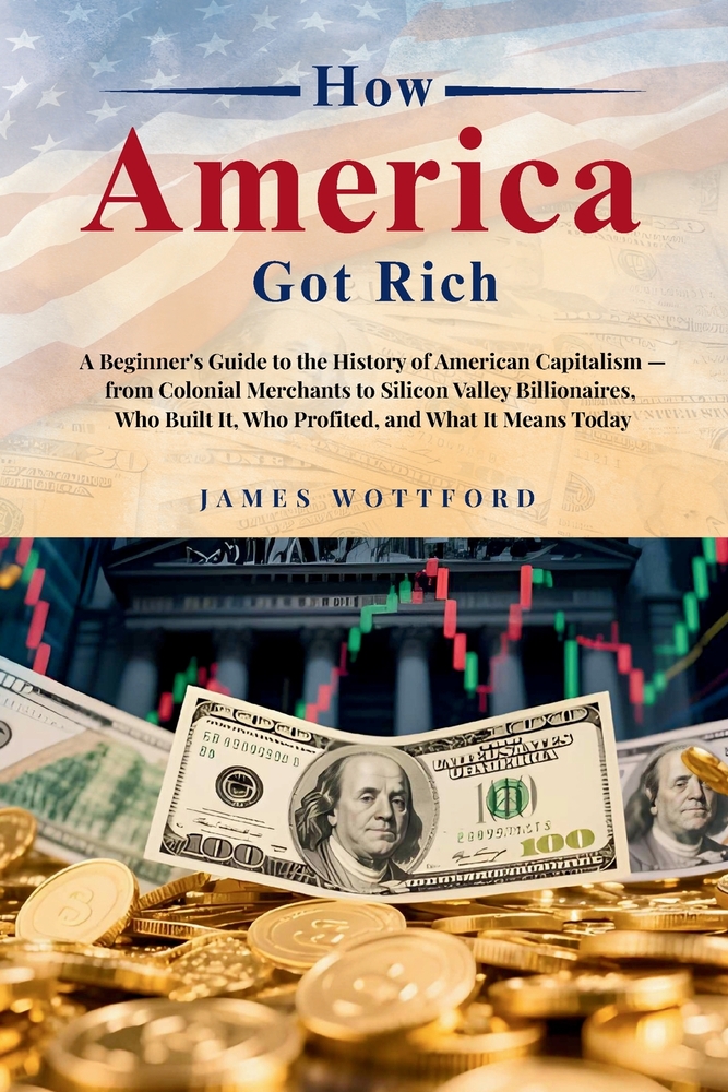 How America Got Rich: A Beginner's Guide to the History of American Capitalism - from Colonial Merchants to Silicon Valley Billionaires, Who Built It, cover