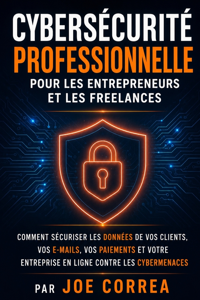 Cybersécurité Professionnelle pour les Entrepreneurs et les Freelances: Comment Sécuriser les Données de Vos Clients, Vos E-mails, Vos Paiements et Vo cover