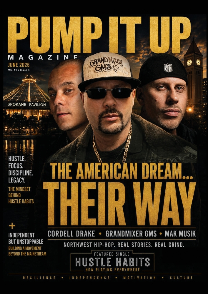 Pump It Up Magazine - June 2026: Featuring Cordell Drake, GrandMixer GMS & MAK Musik cover