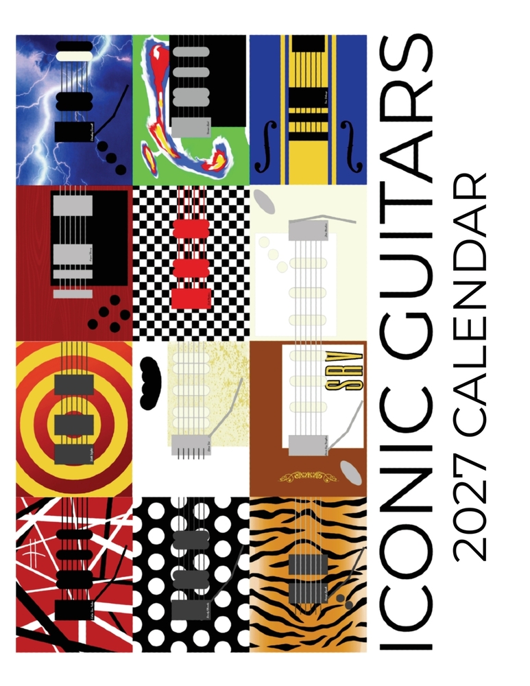 Iconic Guitars 2027 Calendar cover