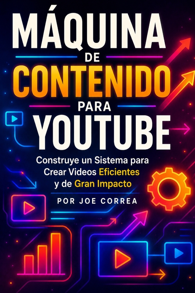 Máquina de Contenido para YouTube: Construye un Sistema para Crear Videos Eficientes y de Gran Impacto cover