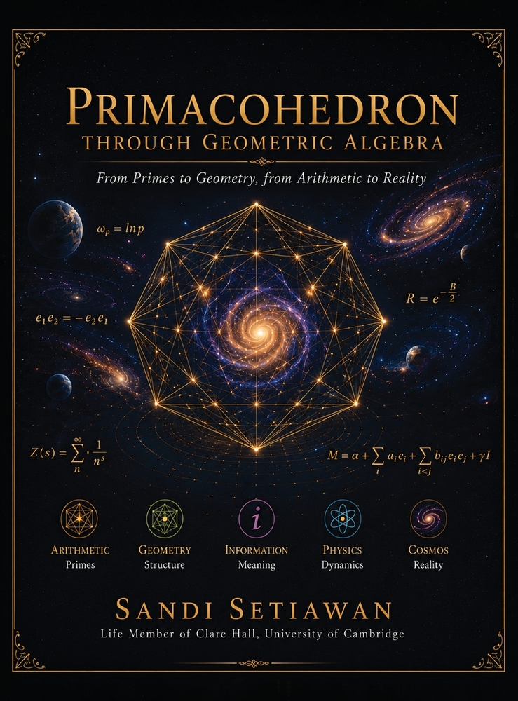 Primacohedron: THROUGH GEOMETRIC ALGEBRA From Primes to Geometry, from Arithmetic to Reality cover