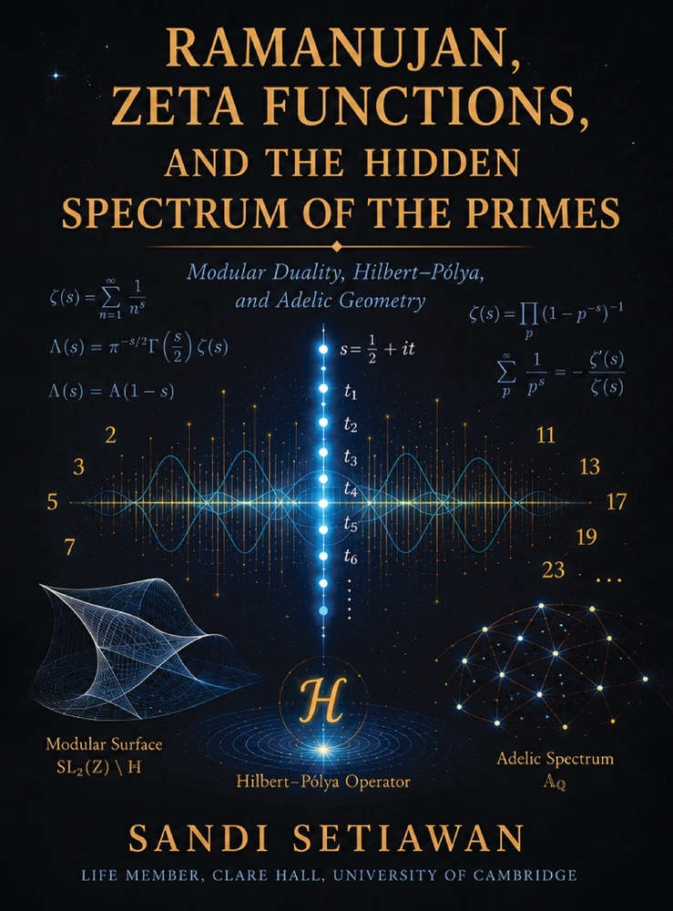 Ramanujan, Zeta Functions, and the Hidden Spectrum of the Primes cover