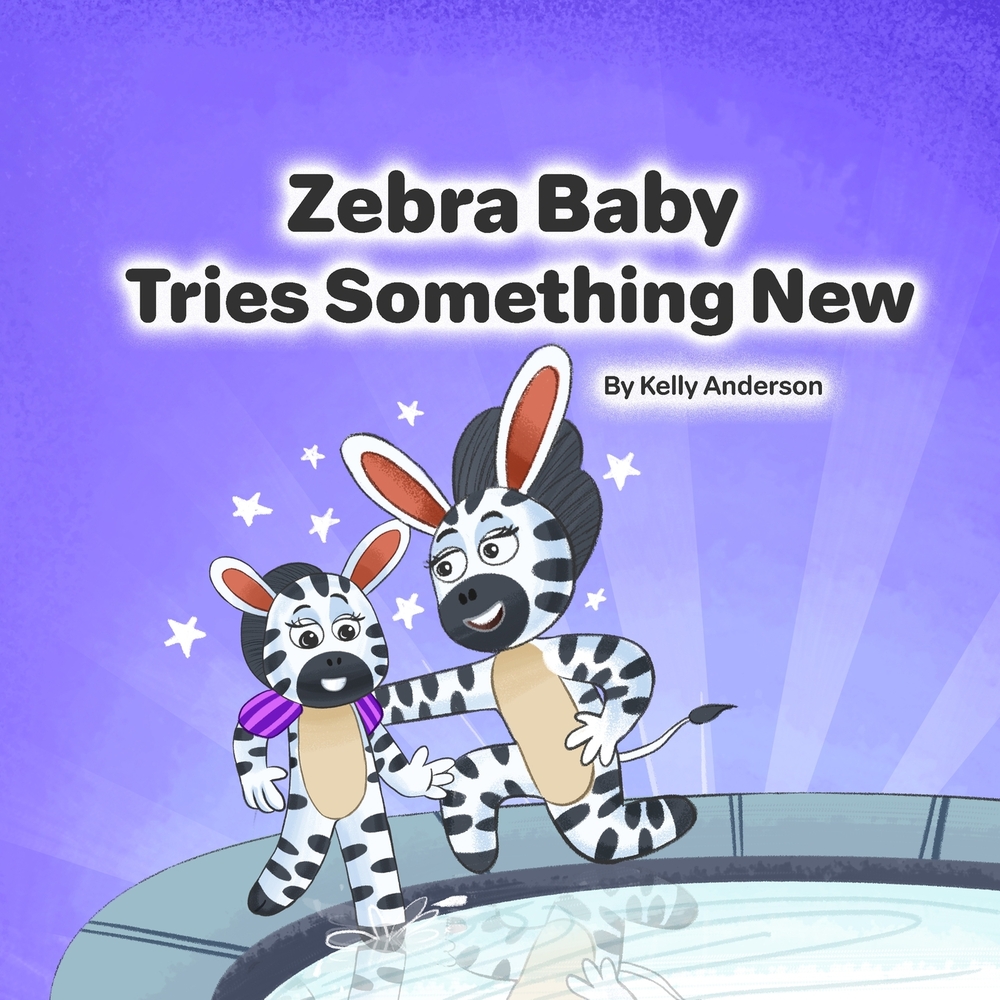 Zebra Baby Tries Something New cover