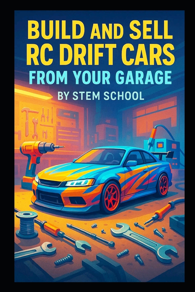 Build and Sell RC Drift Cars from Your Garage: Step-by-Step Guide to Designing, Customizing RC Drift Cars cover