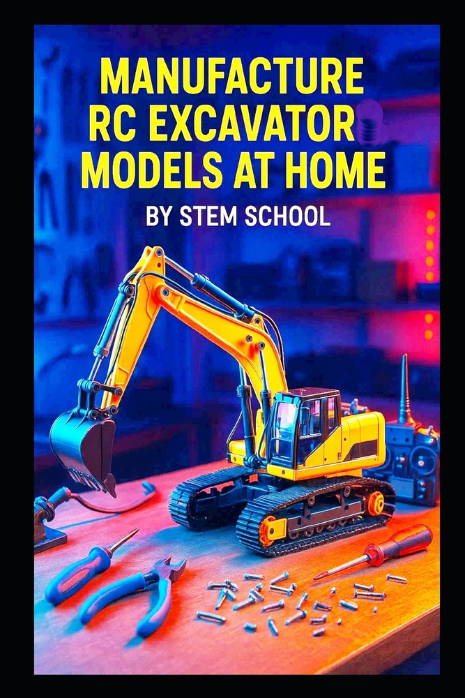 Manufacture RC Excavator Models at Home: A Step-by-Step Guide to Building Functional Servo-Controlled Scale Excavators cover