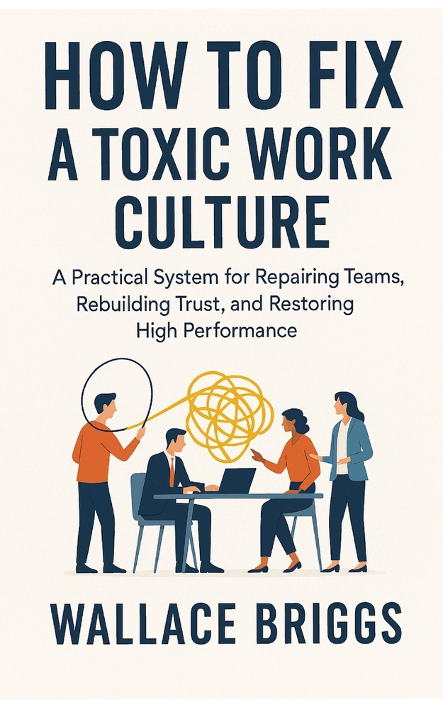 How to Fix A Toxic Work Culture: A Practical System for Repairing Teams, Rebuilding Trust, and Restoring High Performance cover