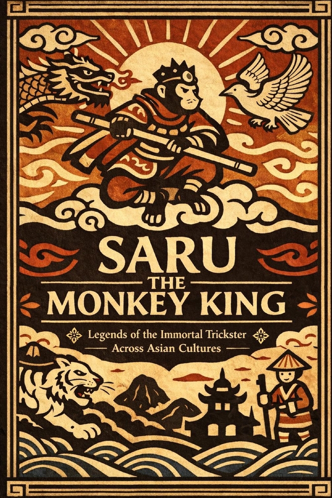 Saru the Monkey King: Legends of the Immortal Trickster Across Asian Cultures cover