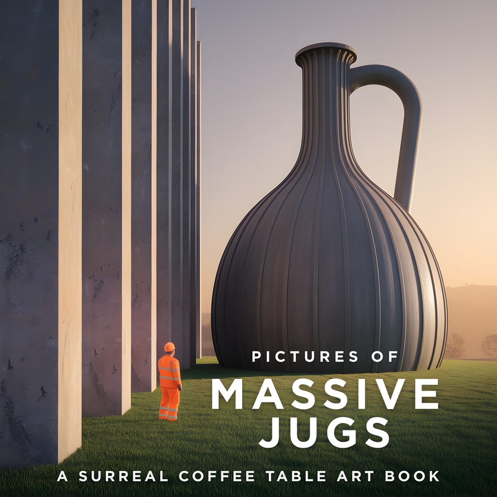 Pictures of Massive Jugs: A Surreal Art Coffee Table Book cover