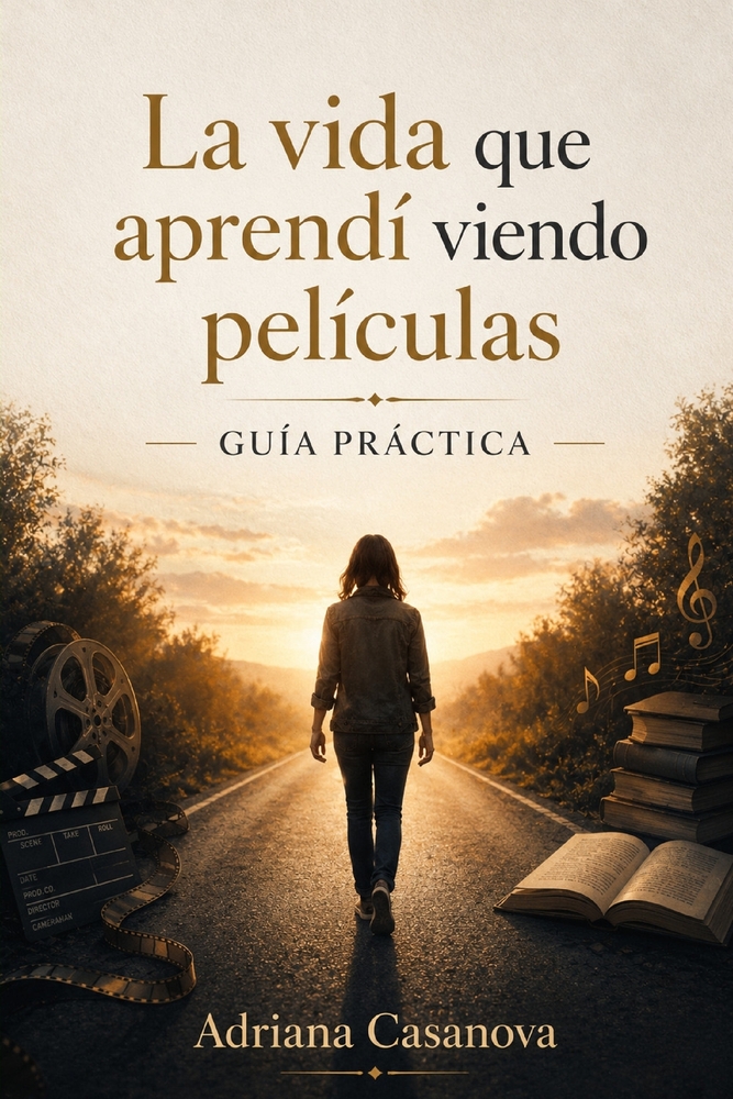 La vida que aprendí viendo películas: Una historia para dejar de huir y empezar a vivir a través de libros, música y cine cover