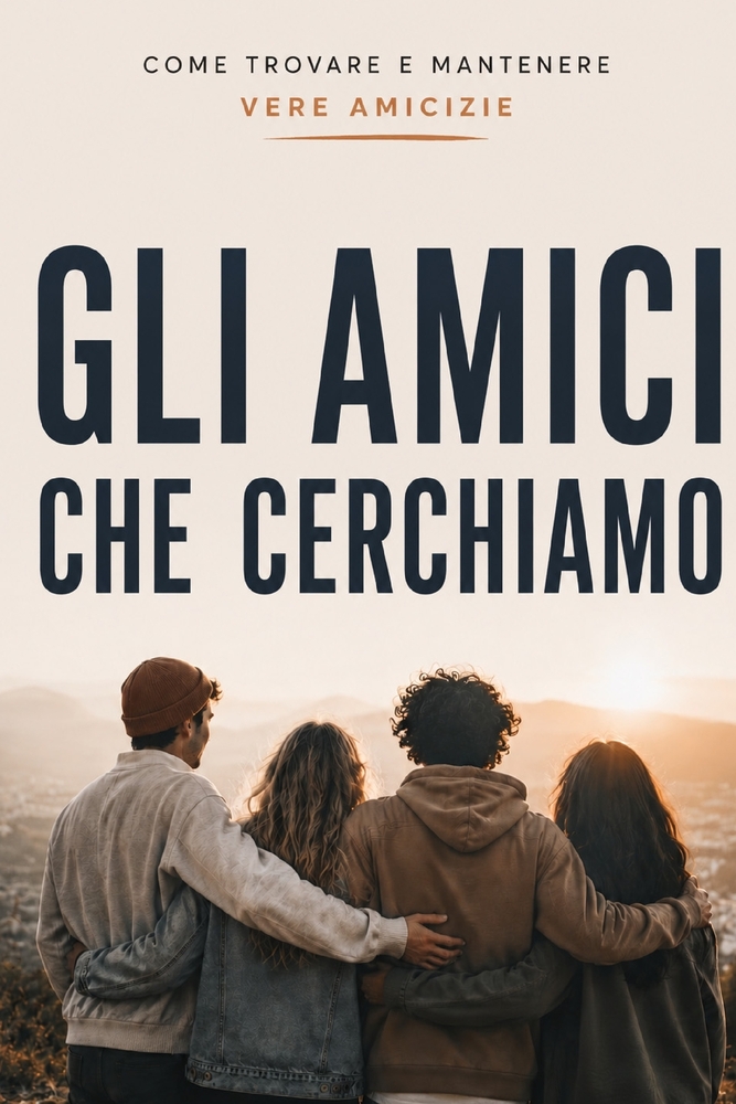Gli amici che cerchiamo: come trovare e mantenere vere amicizie cover