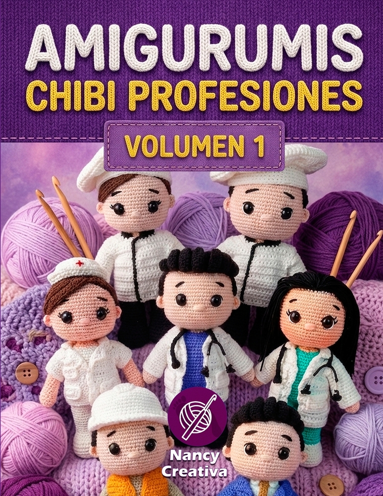 Amigurumis Chibi Profesiones: Volumen 1 cover