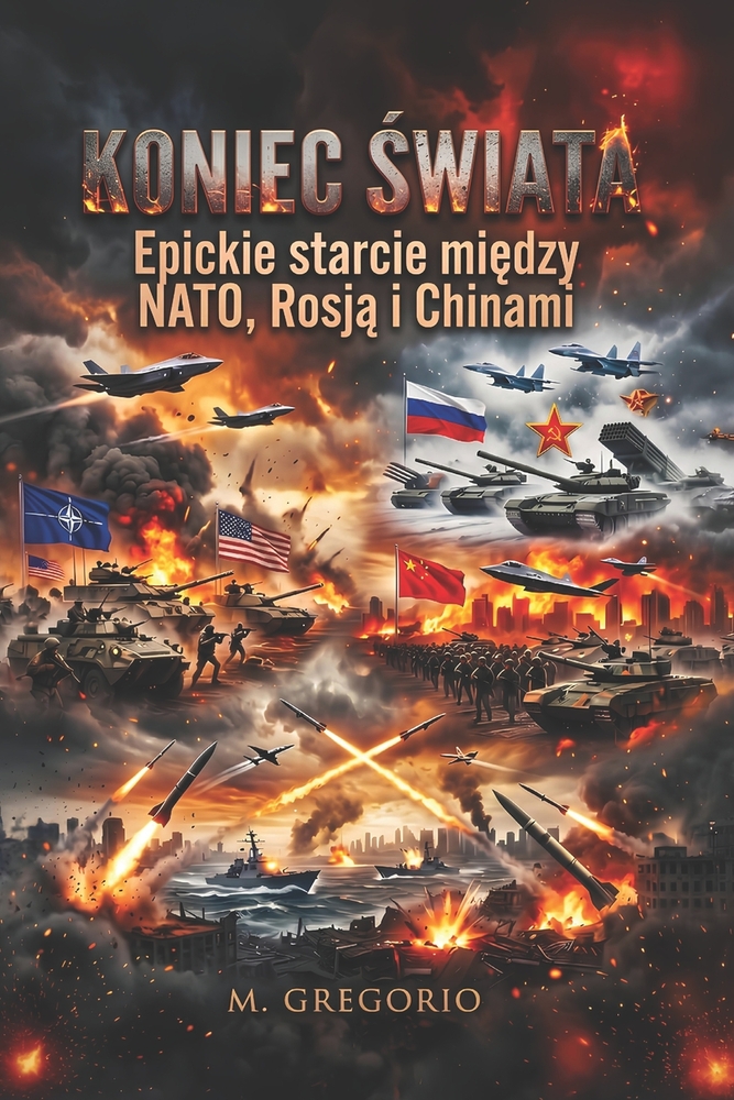 Koniec Świata - Epickie starcie między NATO, Rosją i Chinami: Od iskry na niebie do nuklearnej zimy. Trzy imperia niszczą się cover