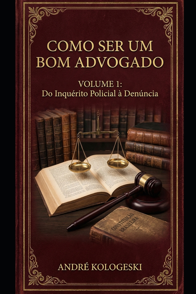 Como Ser Um Bom Advogado - Volume 1: Do Inquérito Policial À Denúncia cover